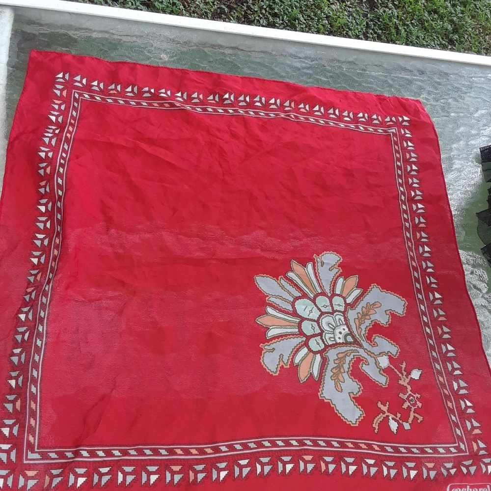 CACHAREL red scarf
